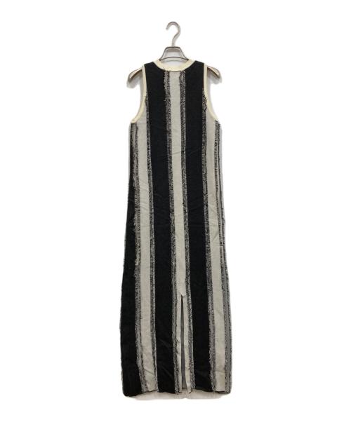 Ameri（アメリ）Ameri (アメリ) MULTI STRIPE JACQUARD DRESS ブラック サイズ:Mの古着・服飾アイテム
