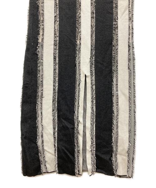 Ameri（アメリ）Ameri (アメリ) MULTI STRIPE JACQUARD DRESS ブラック サイズ:Mの古着・服飾アイテム