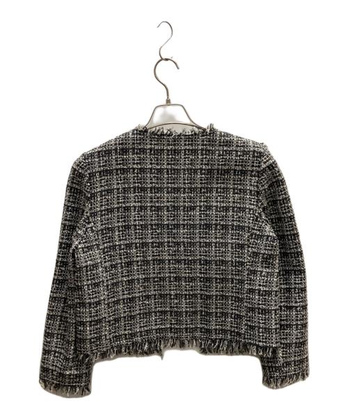 Kate Spade（ケイトスペード）Kate Spade (ケイトスペード) ツイードジャケット ブラック サイズ:SIZE 4の古着・服飾アイテム