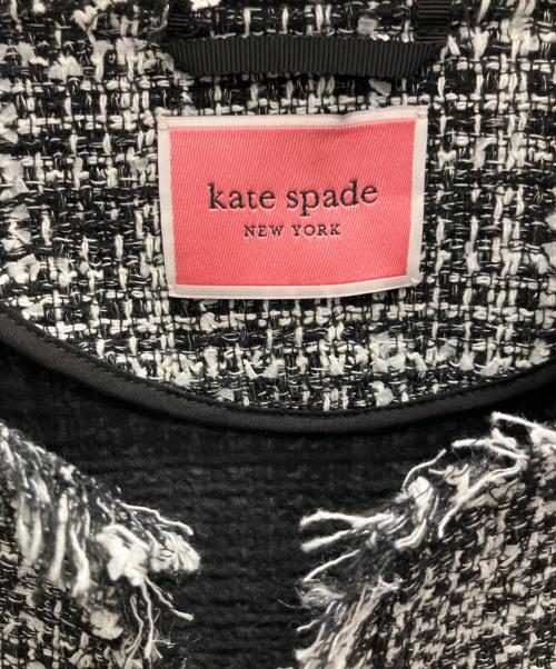 Kate Spade（ケイトスペード）Kate Spade (ケイトスペード) ツイードジャケット ブラック サイズ:SIZE 4の古着・服飾アイテム