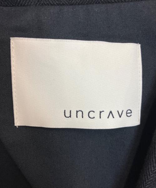 uncrave（アンクレイヴ）uncrave (アンクレイヴ) ヘリンボーン リネン ジャケット ブラック サイズ:1の古着・服飾アイテム