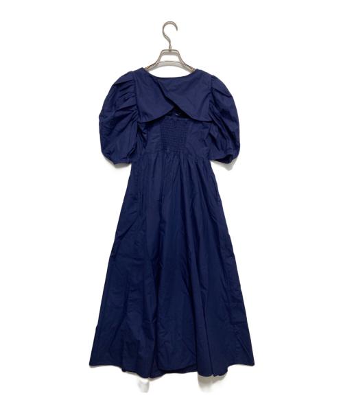 SLY（スライ）SLY (スライ) BOLERO C/A LONG ワンピース ネイビー サイズ:Freeの古着・服飾アイテム