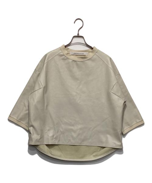 COGTHEBIGSMOKE（コグザビッグスモーク）COGTHEBIGSMOKE (コグザビッグスモーク) ヴィーガンレザートップス ベージュ サイズ:表記無しの古着・服飾アイテム