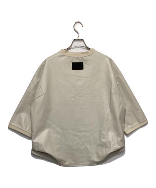 COGTHEBIGSMOKE（コグザビッグスモーク）COGTHEBIGSMOKE (コグザビッグスモーク) ヴィーガンレザートップス ベージュ サイズ:表記無しの古着・服飾アイテム