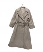 EMMEL REFINESエメル リファインズ）の古着「ベルト付きコート」｜グレージュ