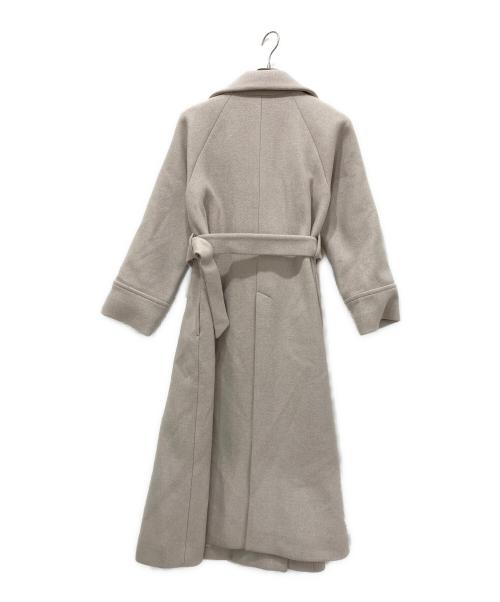 EMMEL REFINES（エメル リファインズ）EMMEL REFINES (エメル リファインズ) ベルト付きコート グレージュ サイズ:Sの古着・服飾アイテム