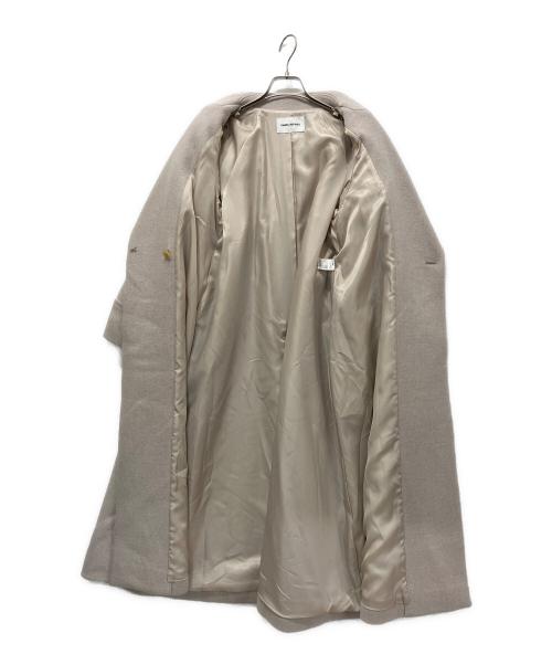 EMMEL REFINES（エメル リファインズ）EMMEL REFINES (エメル リファインズ) ベルト付きコート グレージュ サイズ:Sの古着・服飾アイテム