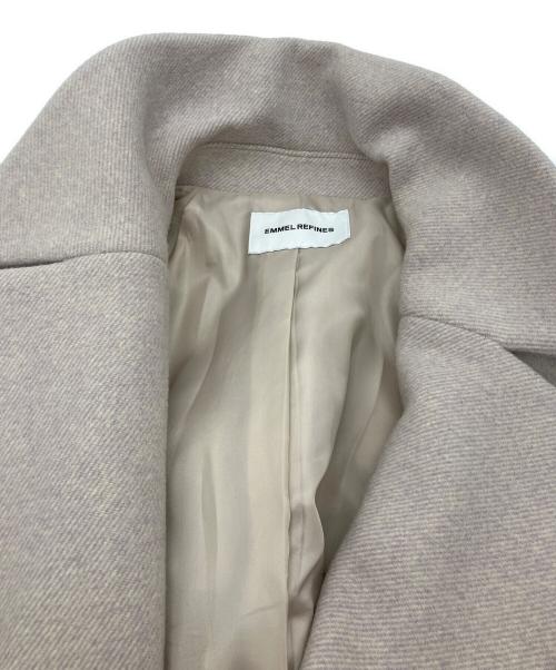 EMMEL REFINES（エメル リファインズ）EMMEL REFINES (エメル リファインズ) ベルト付きコート グレージュ サイズ:Sの古着・服飾アイテム