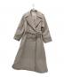 EMMEL REFINES（エメル リファインズ）の古着「ベルト付きコート」｜グレージュ