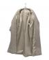 中古・古着 EMMEL REFINES (エメル リファインズ) ベルト付きコート グレージュ サイズ:S：11000円