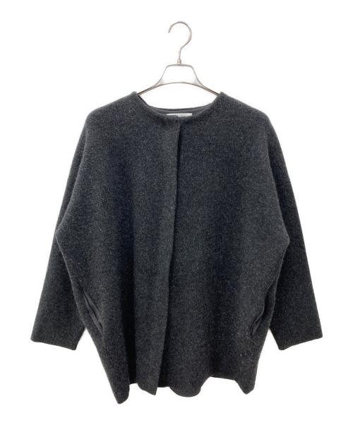 BEARDSLEY（ビアズリー）BEARDSLEY (ビアズリー) Washable Knit Coat グレー サイズ:FREEの古着・服飾アイテム