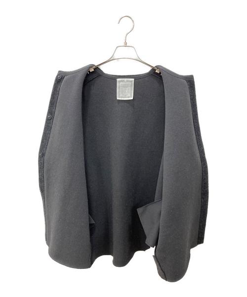 BEARDSLEY（ビアズリー）BEARDSLEY (ビアズリー) Washable Knit Coat グレー サイズ:FREEの古着・服飾アイテム