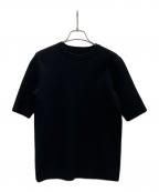 ADOREアドーア）の古着「ベーシックニットTシャツ」｜ブラック