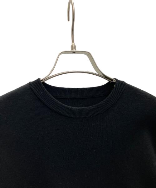 ADORE（アドーア）ADORE (アドーア) ベーシックニットTシャツ ブラック サイズ:SIZE38の古着・服飾アイテム