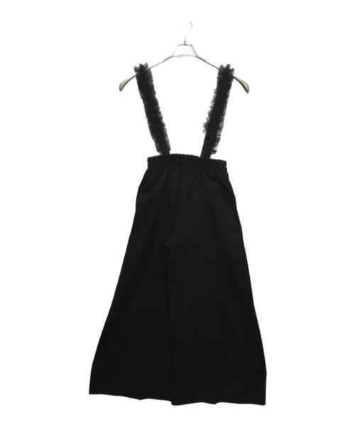 Re.Verofonna（ヴェロフォンナ）Re.Verofonna (ヴェロフォンナ) サスペンダー付パンツ ブラック サイズ:38の古着・服飾アイテム