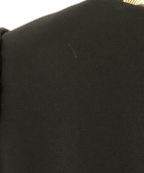 TO BE CHIC（トゥービーシック）TO BE CHIC (トゥービーシック) ストレッチタフタ ドレス ブラック サイズ:40の古着・服飾アイテム