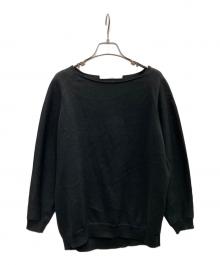 FRAMeWORK（フレームワーク）の古着「ペーパーポリエステルボートネック」｜ブラック