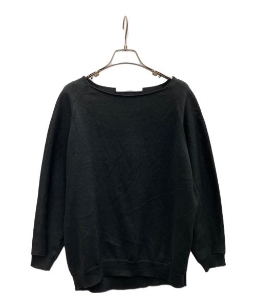 FRAMeWORK（フレームワーク）FRAMeWORK (フレームワーク) ペーパーポリエステルボートネック ブラック サイズ:-の古着・服飾アイテム