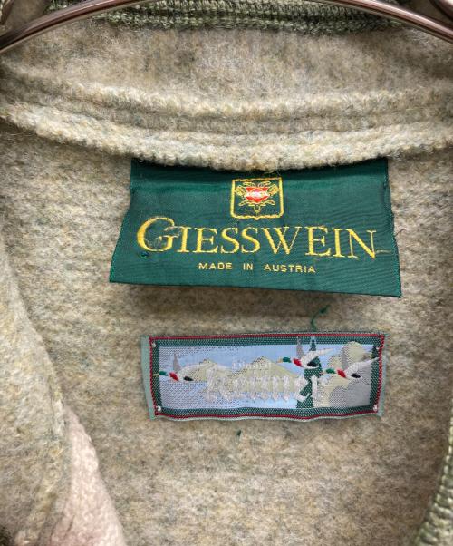 GIESSWEIN（ギースヴァイン）GIESSWEIN (ギースヴァイン) チロリアンジャケット グリーン サイズ:42の古着・服飾アイテム