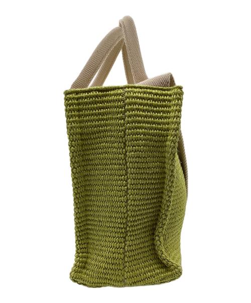 MARNI（マルニ）MARNI (マルニ) スモールバスケットバッグ ライムの古着・服飾アイテム