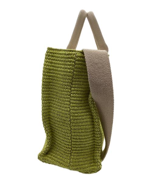 MARNI（マルニ）MARNI (マルニ) スモールバスケットバッグ ライムの古着・服飾アイテム