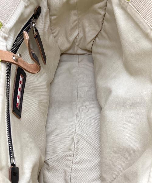 MARNI（マルニ）MARNI (マルニ) スモールバスケットバッグ ライムの古着・服飾アイテム