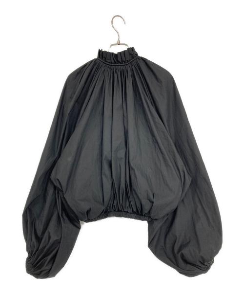 patou（パトゥ）Patou (パトゥ) オーガニックコットン混紡ボンバー ブラック サイズ:34の古着・服飾アイテム