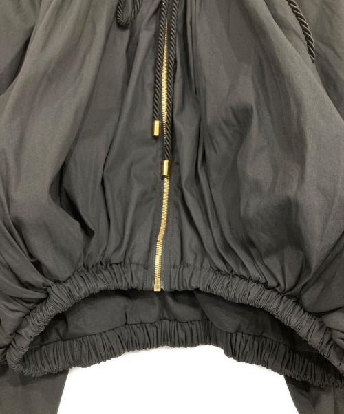 patou（パトゥ）Patou (パトゥ) オーガニックコットン混紡ボンバー ブラック サイズ:34の古着・服飾アイテム