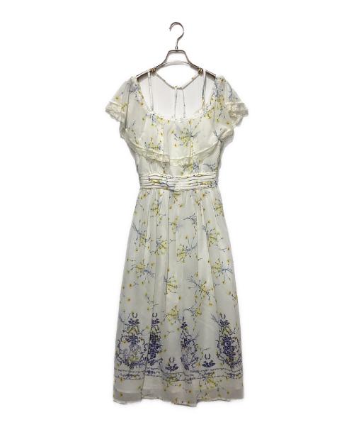 SECRET HONEY（シークレットハニー）SECRET HONEY (シークレットハニー) DISNEY (ディズニー) フラワーマキシワンピース イエロー サイズ:2の古着・服飾アイテム