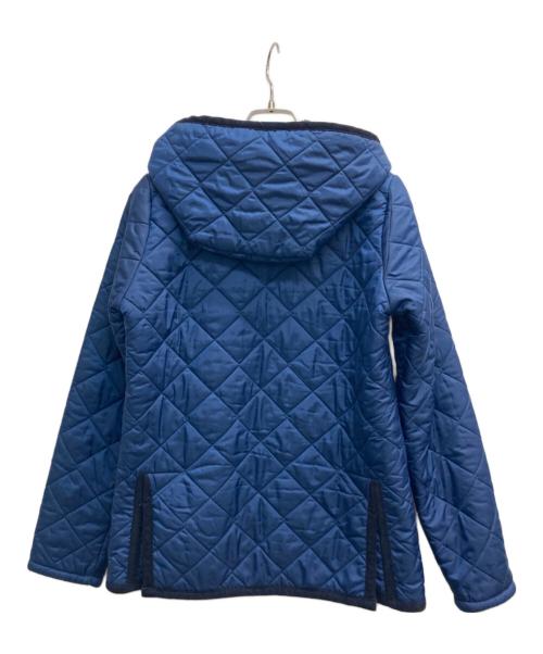 LAVENHAM（ラベンハム）LAVENHAM (ラベンハム) フーデッドキルティングジャケット ネイビー サイズ:M(US8)の古着・服飾アイテム