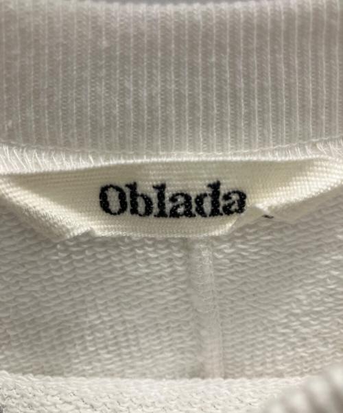 Oblada（オブラダ）Oblada (オブラダ) OBLADA CINCH LOGO SWEAT ホワイト サイズ:フリーの古着・服飾アイテム