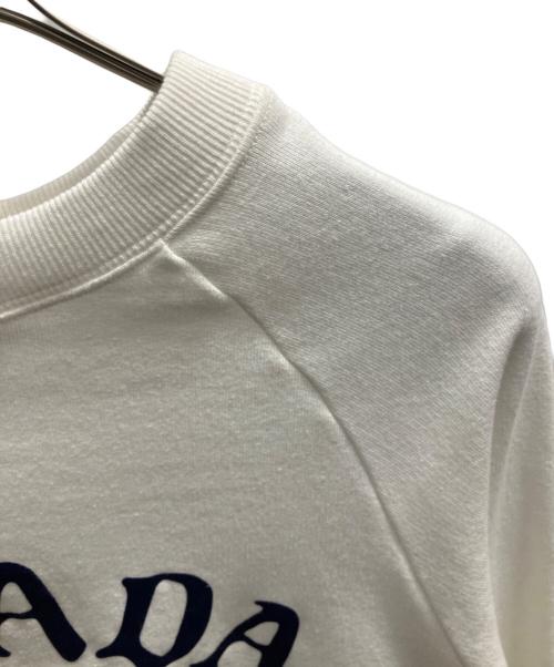 Oblada（オブラダ）Oblada (オブラダ) OBLADA CINCH LOGO SWEAT ホワイト サイズ:フリーの古着・服飾アイテム