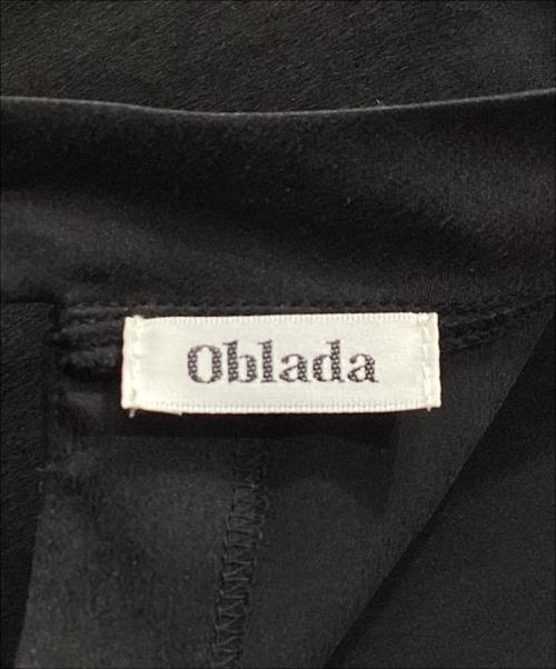 Oblada（オブラダ）Oblada (オブラダ) SILK TEE ブラック サイズ:Free 未使用品の古着・服飾アイテム