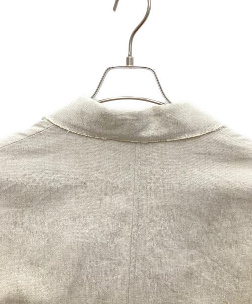 FRAMeWORK（フレームワーク）FRAMeWORK (フレームワーク) 綿麻プレーンコート ベージュ サイズ:36の古着・服飾アイテム