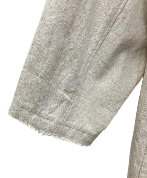 FRAMeWORK（フレームワーク）FRAMeWORK (フレームワーク) 綿麻プレーンコート ベージュ サイズ:36の古着・服飾アイテム