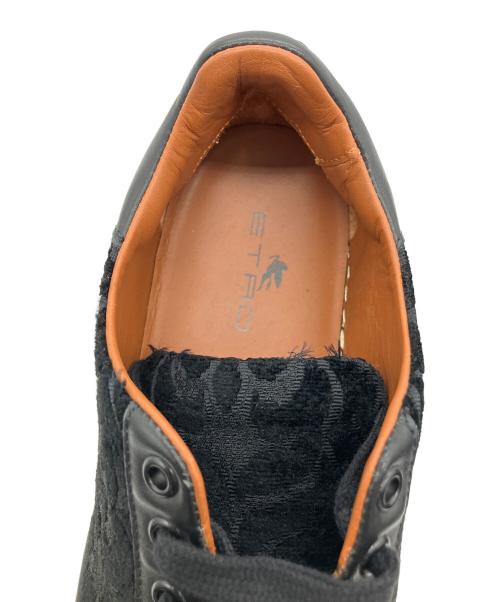 ETRO（エトロ）ETRO (エトロ) ローカットスニーカー ブラック サイズ:39の古着・服飾アイテム