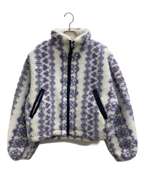 ISABEL MARANT ETOILE（イザベルマランエトワール）ISABEL MARANT ETOILE (イザベルマランエトワール) クロップドボアジャケット ホワイト サイズ:34の古着・服飾アイテム