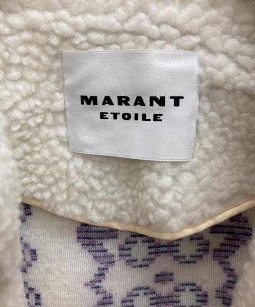 ISABEL MARANT ETOILE（イザベルマランエトワール）ISABEL MARANT ETOILE (イザベルマランエトワール) クロップドボアジャケット ホワイト サイズ:34の古着・服飾アイテム