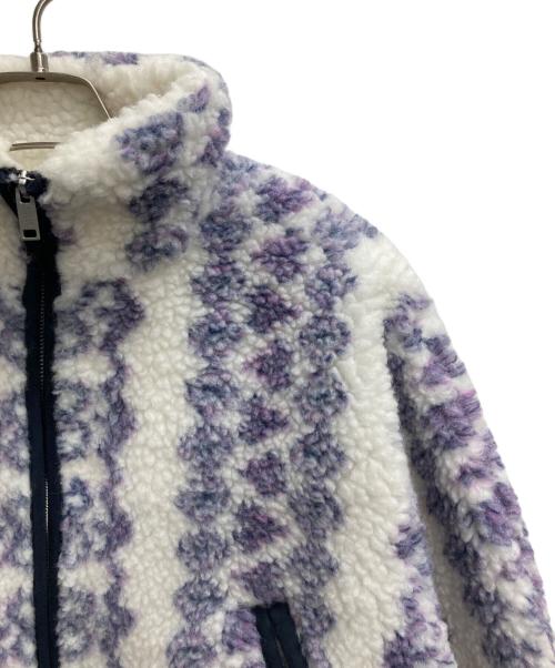 ISABEL MARANT ETOILE（イザベルマランエトワール）ISABEL MARANT ETOILE (イザベルマランエトワール) クロップドボアジャケット ホワイト サイズ:34の古着・服飾アイテム