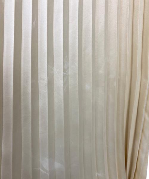 08sircus（ゼロエイトサーカス）08sircus (ゼロエイトサーカス) サテンプリーツスカート イエロー サイズ:SIZE 1の古着・服飾アイテム