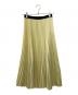 08sircus（ゼロエイトサーカス）の古着「サテンプリーツスカート」｜イエロー