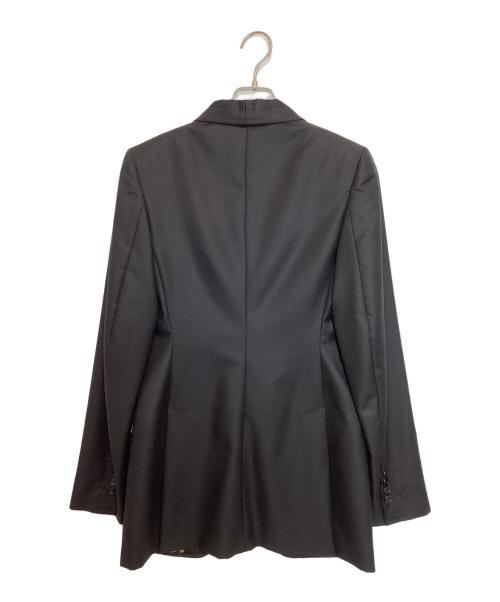 DOLCE & GABBANA（ドルチェ＆ガッバーナ）DOLCE & GABBANA (ドルチェ＆ガッバーナ) ウールシルク1Bジャケット ブラック サイズ:40の古着・服飾アイテム