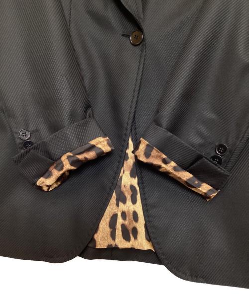 DOLCE & GABBANA（ドルチェ＆ガッバーナ）DOLCE & GABBANA (ドルチェ＆ガッバーナ) ウールシルク1Bジャケット ブラック サイズ:40の古着・服飾アイテム