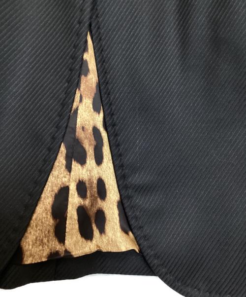 DOLCE & GABBANA（ドルチェ＆ガッバーナ）DOLCE & GABBANA (ドルチェ＆ガッバーナ) ウールシルク1Bジャケット ブラック サイズ:40の古着・服飾アイテム