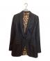 DOLCE & GABBANA（ドルチェ＆ガッバーナ）の古着「ウールシルク1Bジャケット」｜ブラック