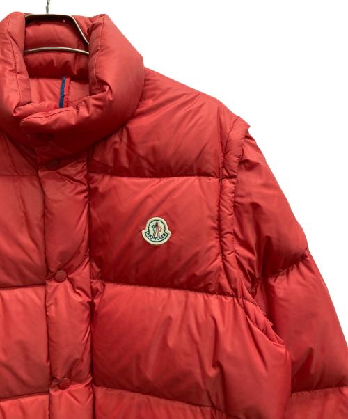 MONCLER（モンクレール）MONCLER (モンクレール) VERONE ダウンジャケット レッド サイズ:3の古着・服飾アイテム