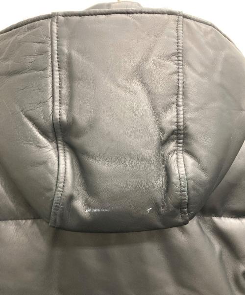 CASTELBAJAC（カステルバジャック）CASTELBAJAC (カステルバジャック) レザーダウンジャケット ブラック サイズ:1の古着・服飾アイテム