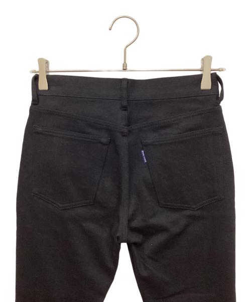 MADISON BLUE（マディソンブルー）MADISON BLUE (マディソンブルー) HEM CUT SLIM FLARE DENIM/スリムフレアデニム ブラック サイズ:XSの古着・服飾アイテム