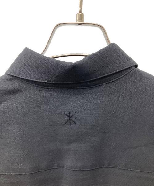 ARCH THE（アーチ ザ）ARCH THE (アーチ ザ) OVERSIZED WOOL SILK シャツ ブラック サイズ:36の古着・服飾アイテム