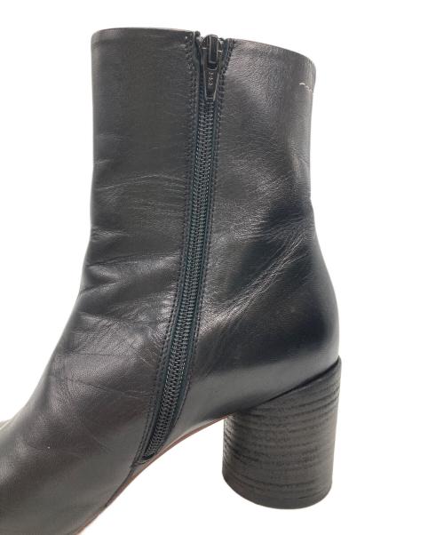 MM6 Maison Margiela（エムエムシックスメゾンマルジェラ）MM6 Maison Margiela (エムエムシックスメゾンマルジェラ) サイドジップショートブーツ ブラック サイズ:36の古着・服飾アイテム